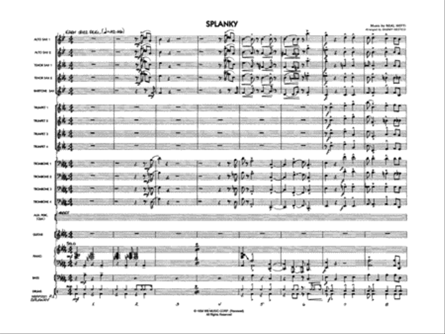 Splanky Splanky Jazz Ensemble scores gallery preview page 3