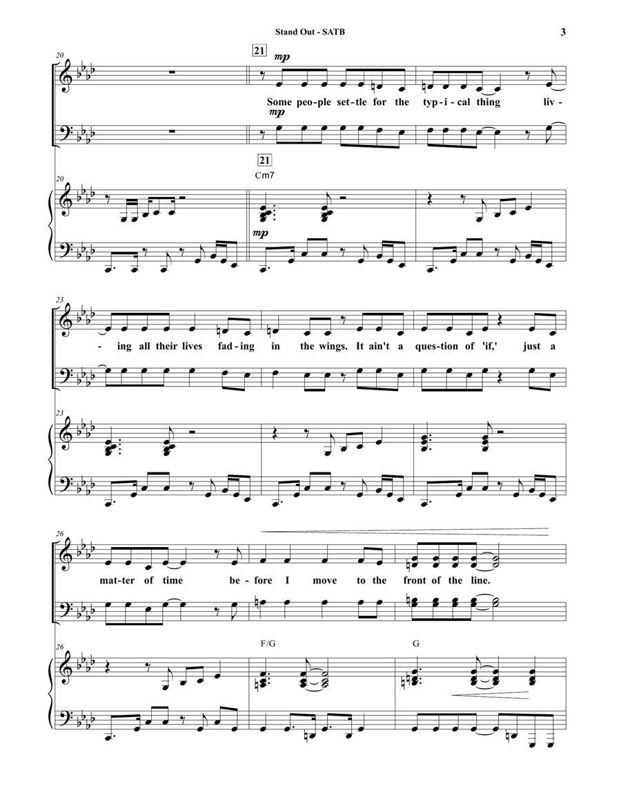 Stand Out 4-Part scores gallery preview page 3