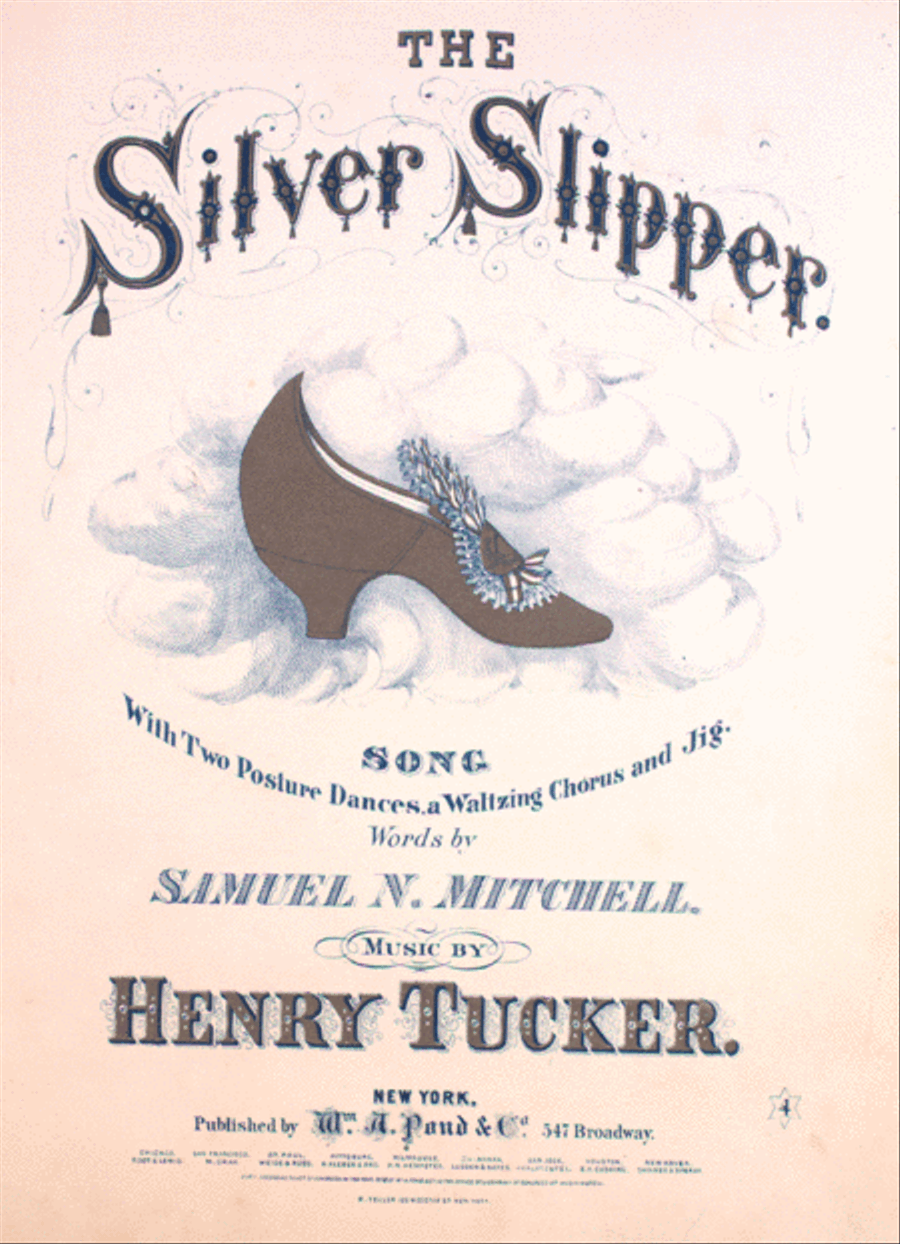 The Silver Slipper. Song. With Two Posture Dances, a Waltzing Chorus and Jig Choir scores gallery preview page 1