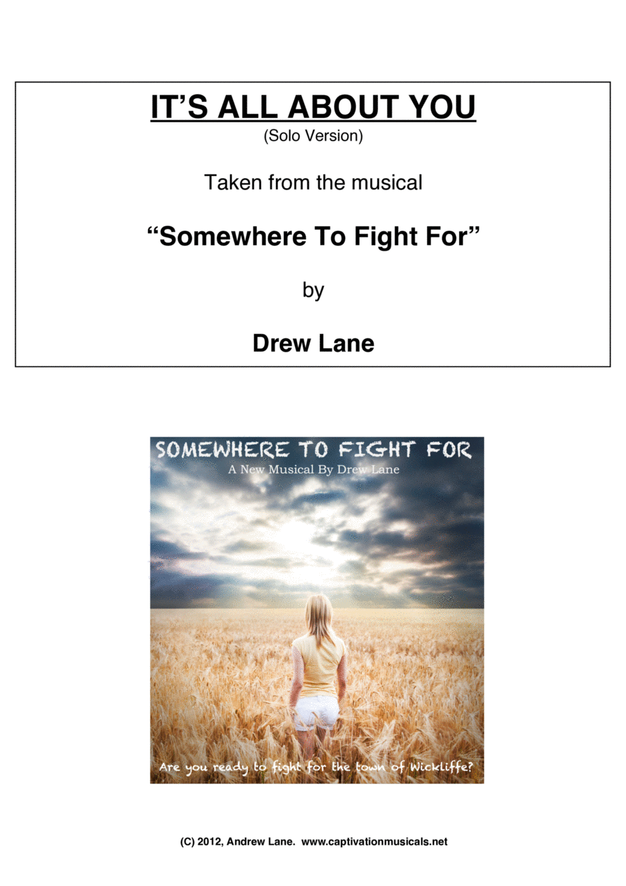 It's All About You Voice scores gallery preview page 1