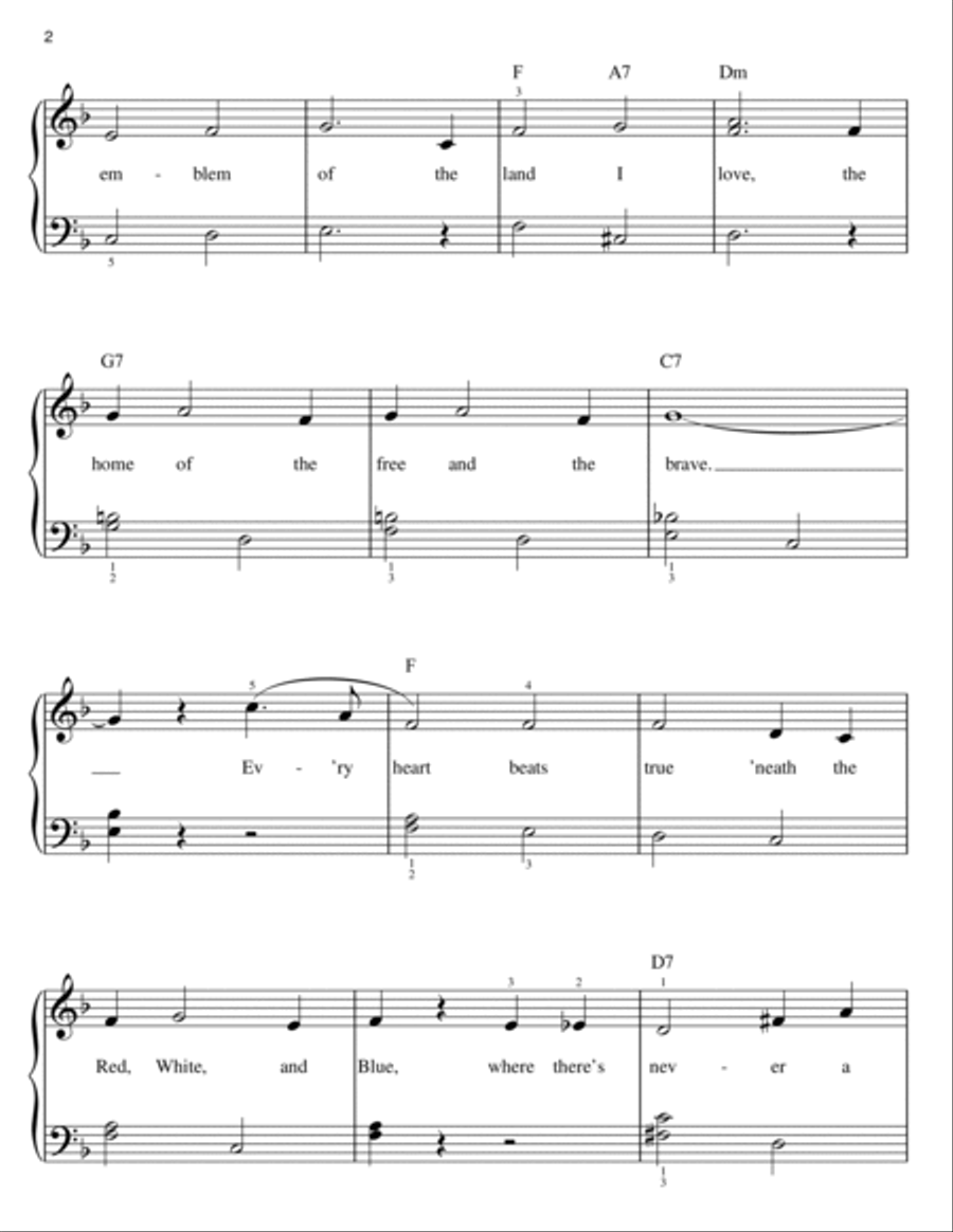 You're A Grand Old Flag (arr. Phillip Keveren) Easy Piano scores gallery preview page 2