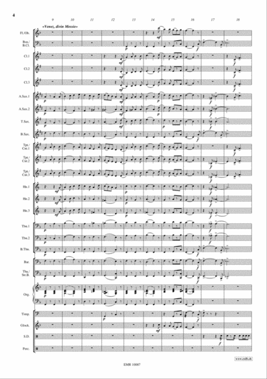 Louanges Louanges Concert Band scores gallery preview page 5