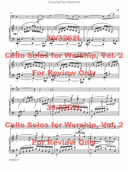 Cello Solos for Worship, Vol. 2