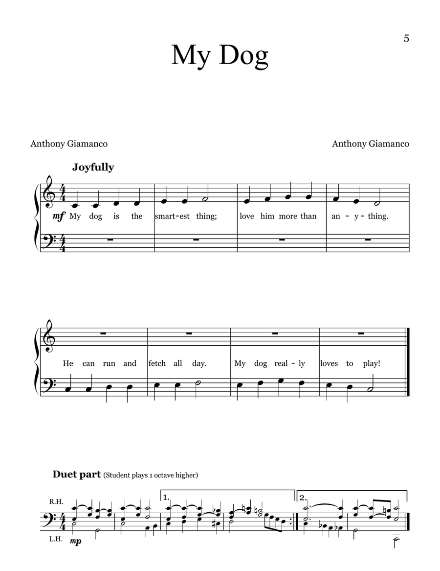 It's Elementary! (Vol. 1), 12 Engaging Solos for the Early Elementary Pianist Piano Method scores gallery preview page 5
