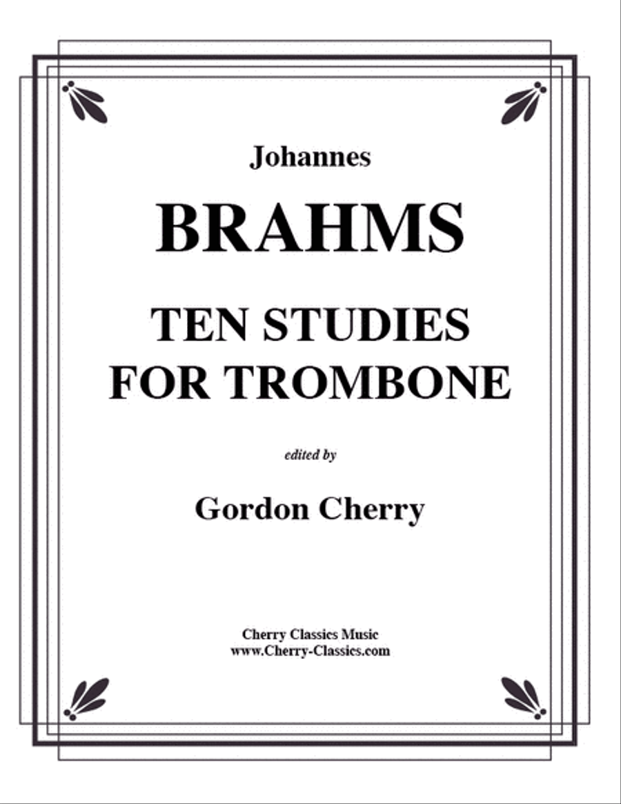 Ten Studies for Trombone Trombone Solo scores gallery preview page 1