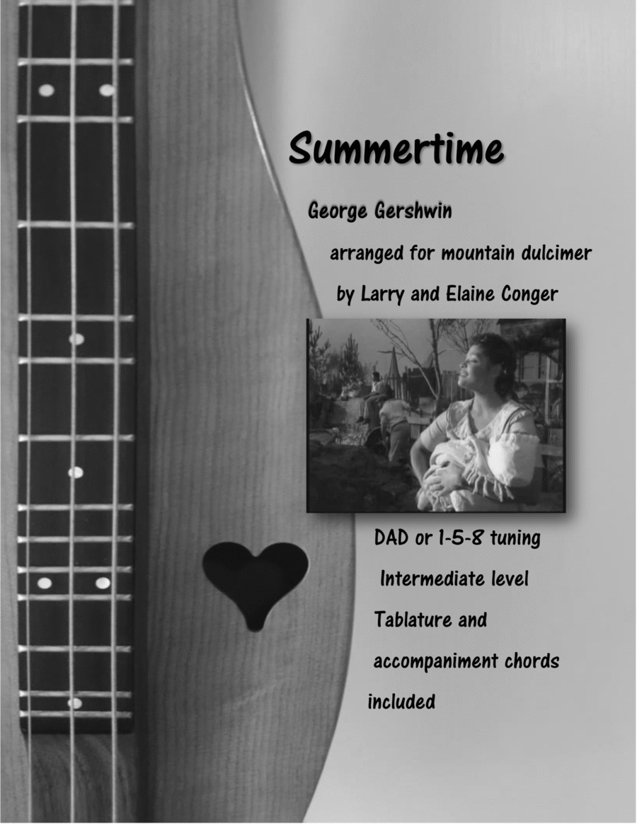 Summertime Dulcimer scores gallery preview page 1