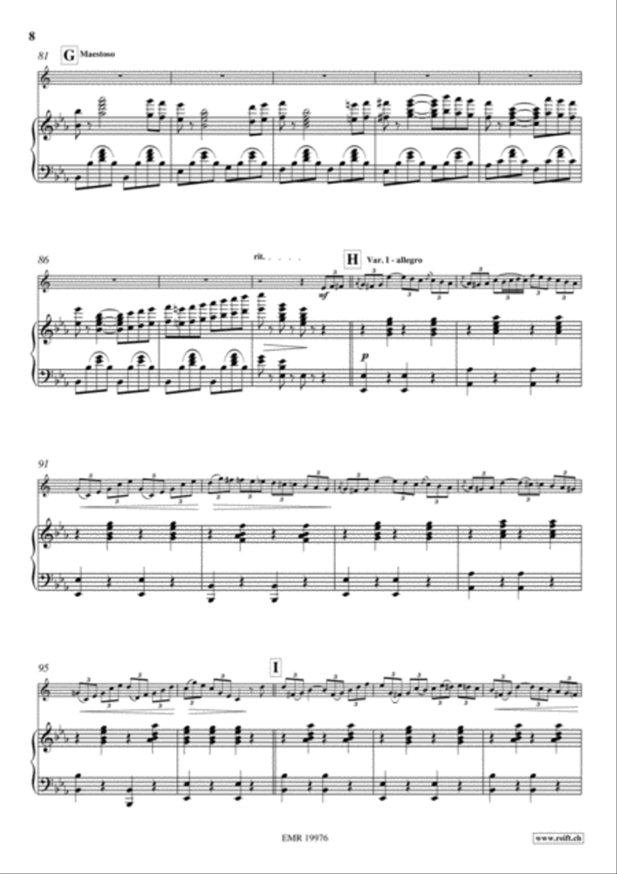 Fantaisie Brillante Fantaisie Brillante Voice Solo scores gallery preview page 8