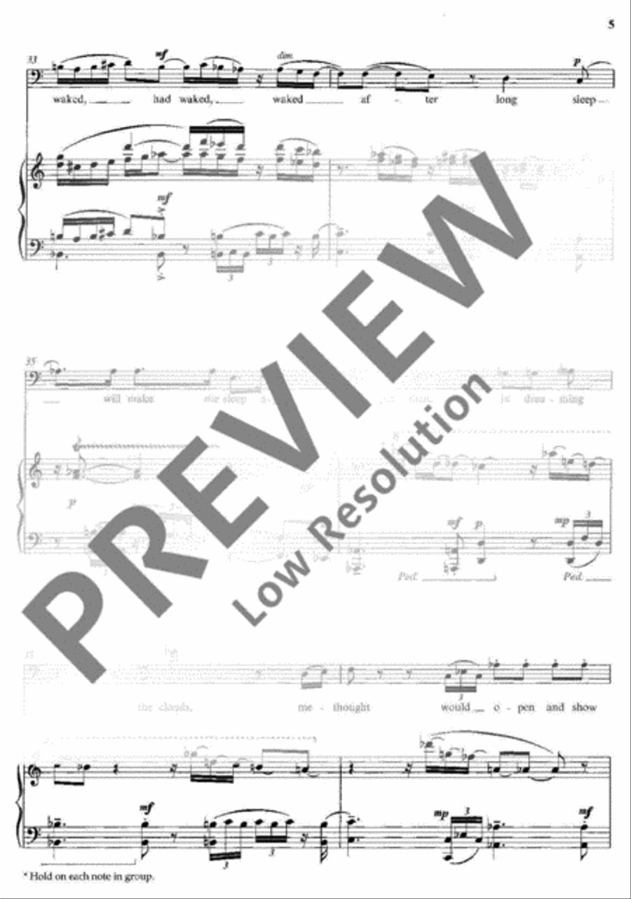 Caliban's Song Caliban's Song Baritone Voice scores gallery preview page 8