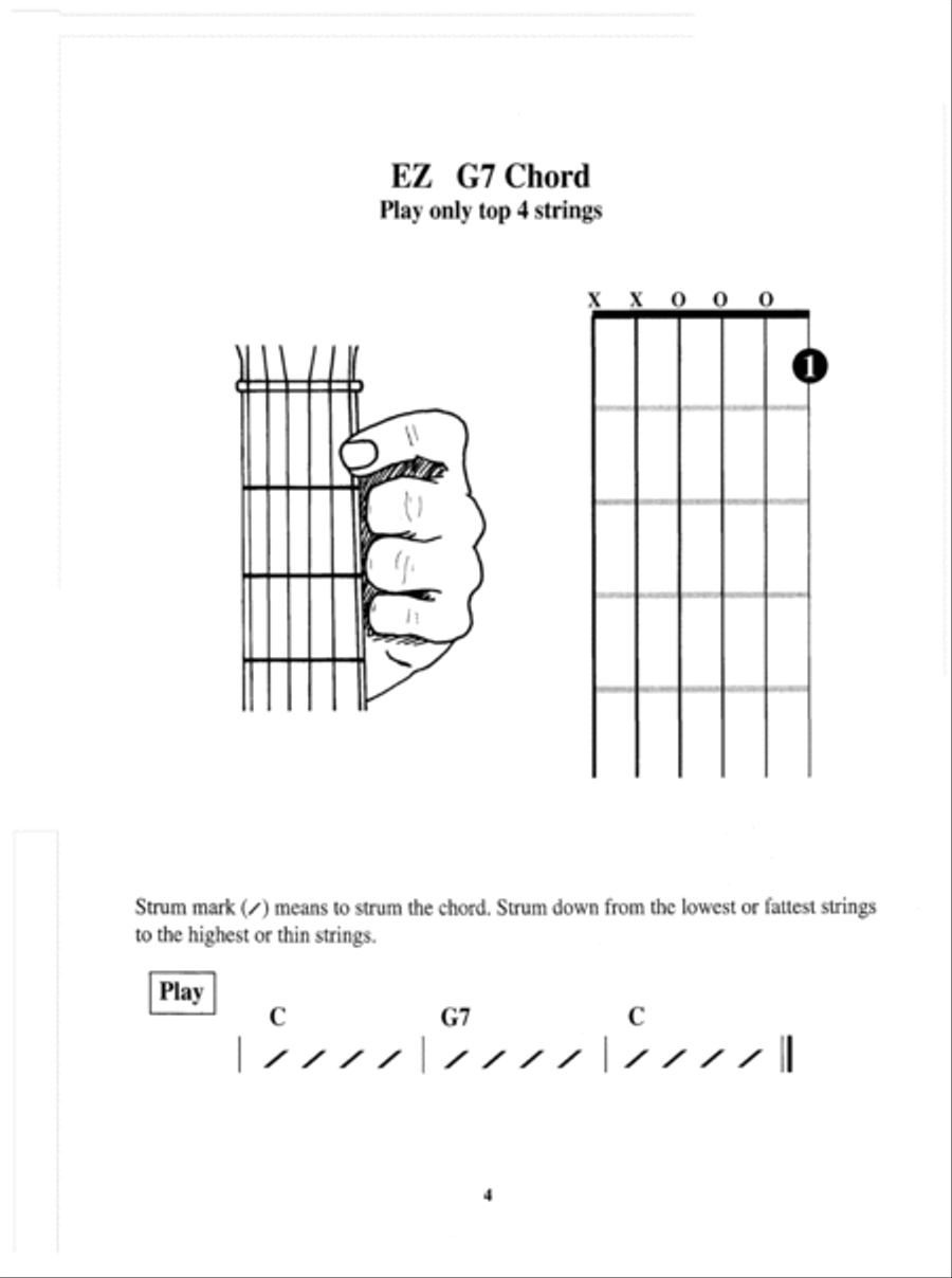 Children's Guitar Chord Book Guitar scores gallery preview page 5