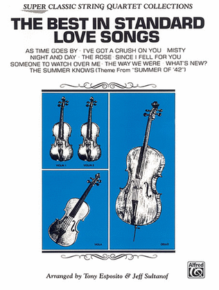 Book cover for The Best in Standard Love Songs