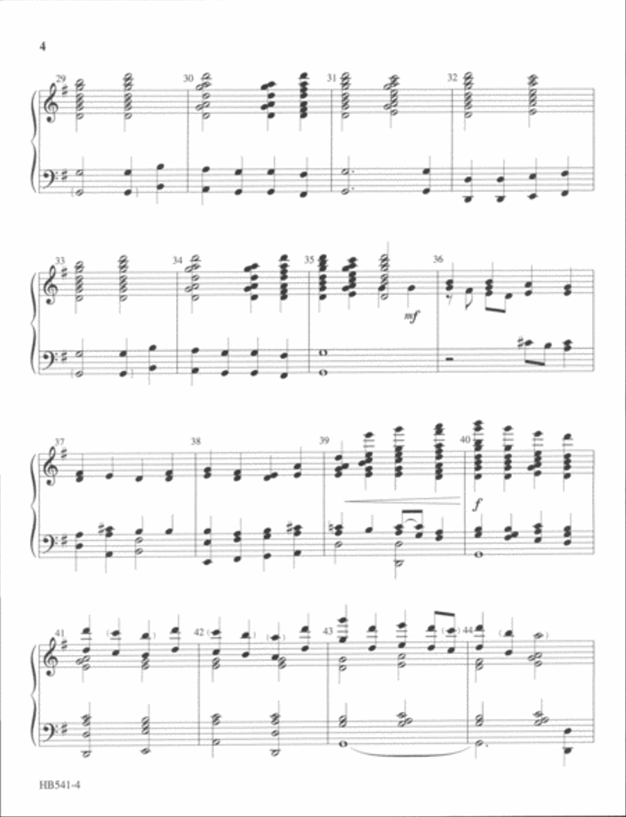 Ring Glory, Laud and Honor (Larson) 5-Octaves scores gallery preview page 4