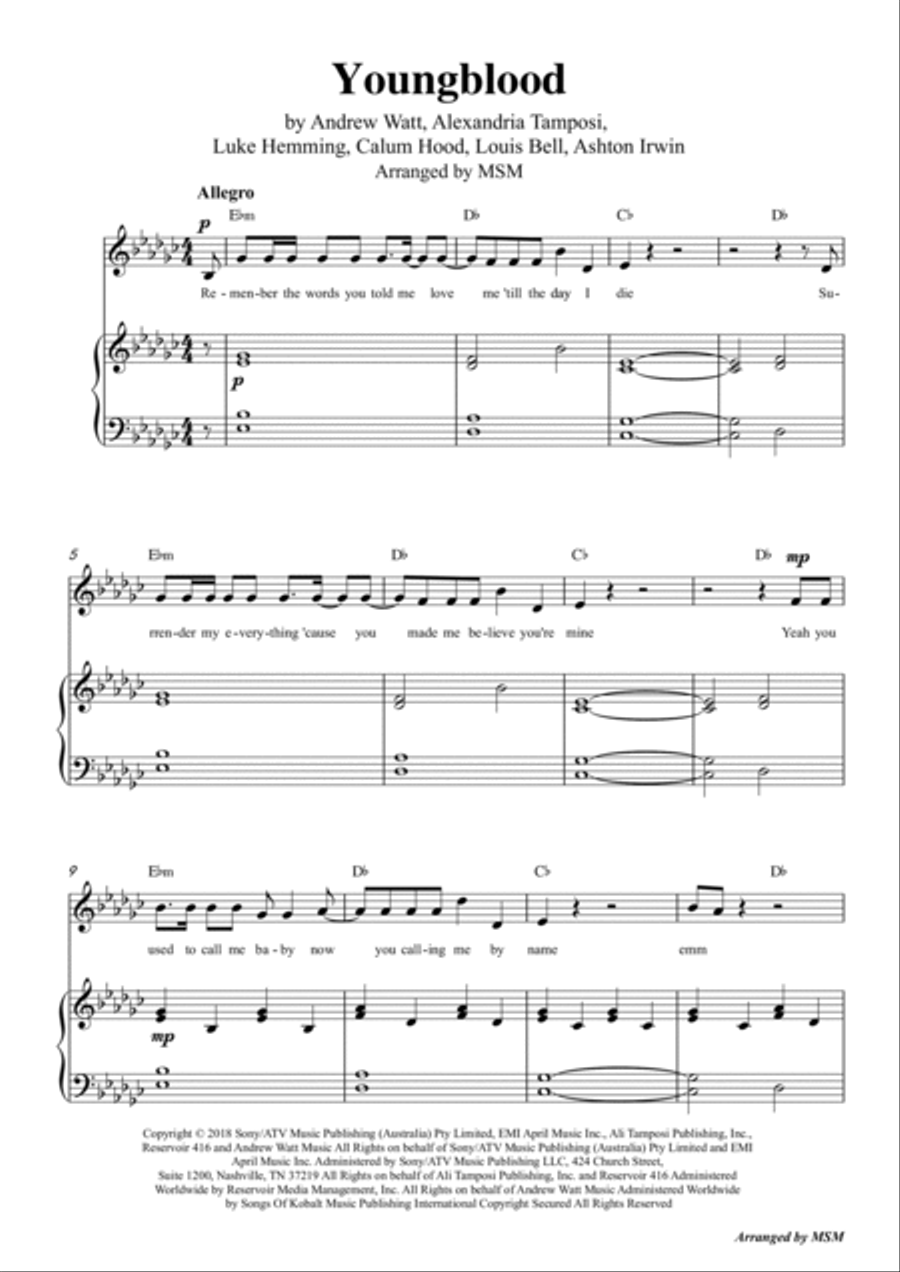 Seeing Red Voice scores gallery preview page 3
