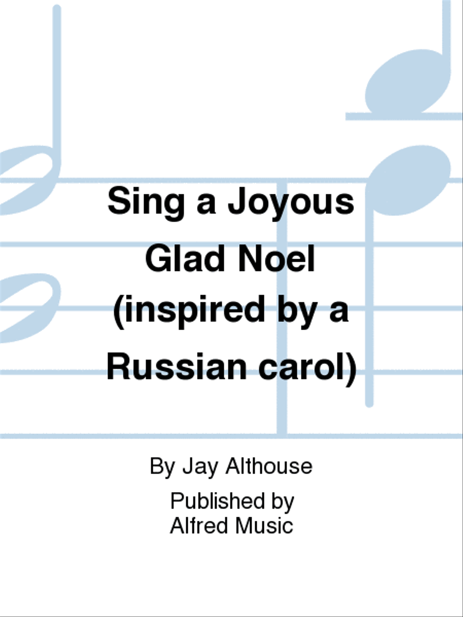 Sing a Joyous Glad Noel Choir scores gallery preview page 1