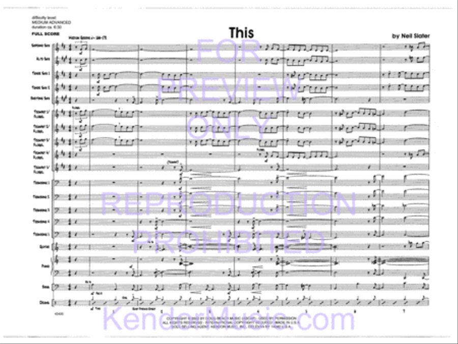 This Jazz Ensemble scores gallery preview page 3
