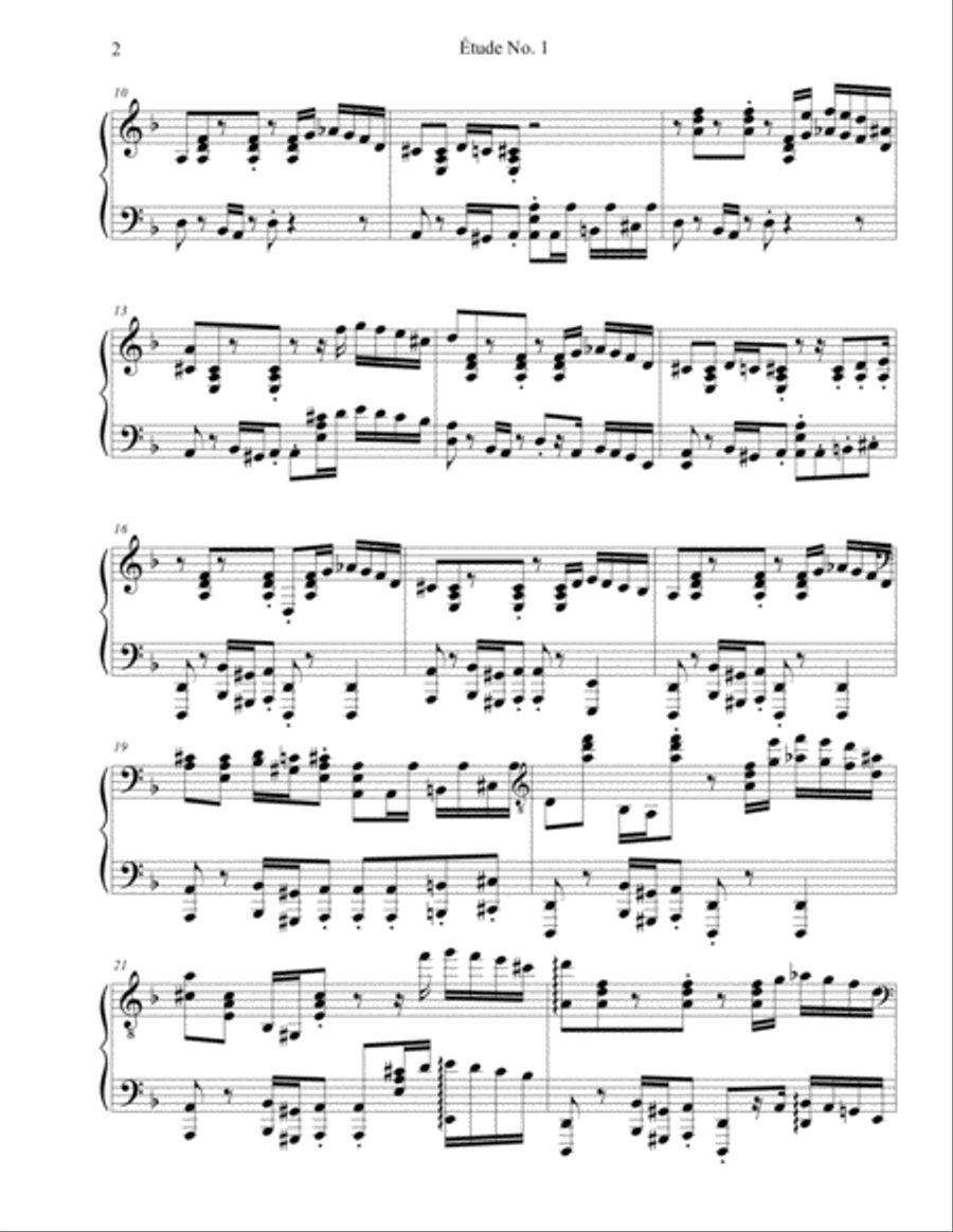 Étude No. 1 