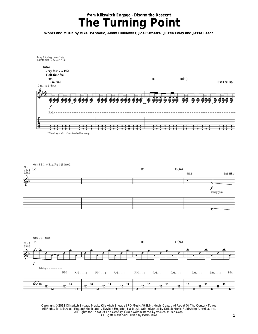 The Turning Point The Turning Point Acoustic Guitar scores gallery preview page 1