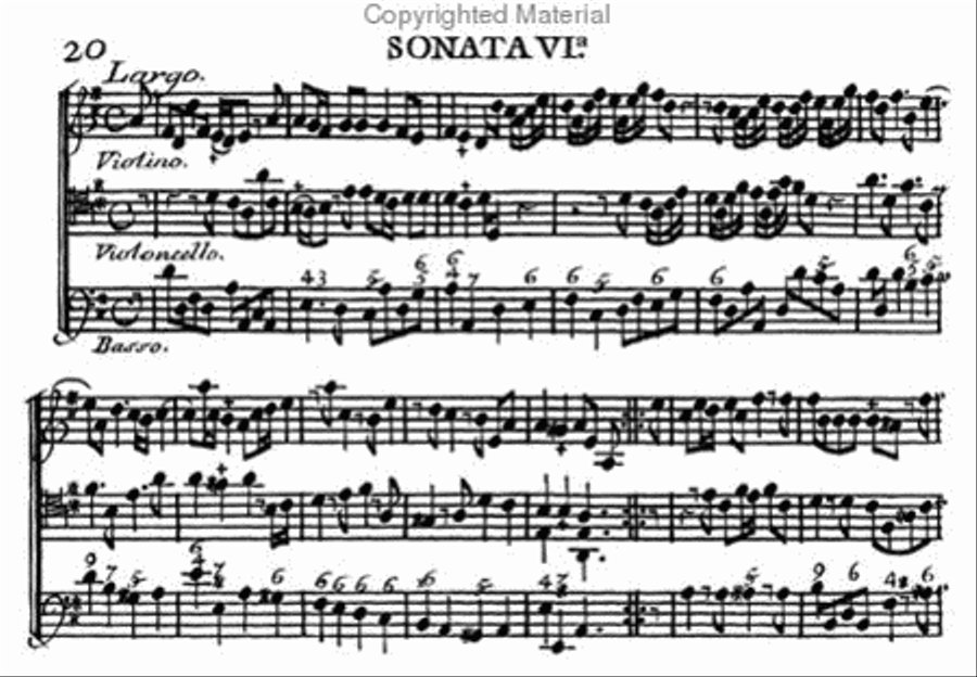 Harpsichord pieces which may be played on the violin Violin scores gallery preview page 2