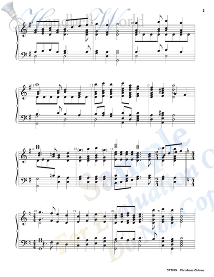 Christmas Chimes Christmas Chimes 4-Octaves scores gallery preview page 6