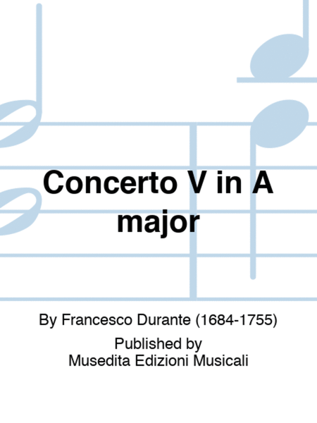 Concerto V in A major