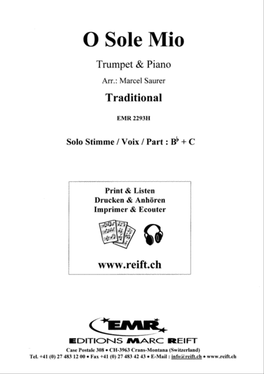 O Sole Mio Trumpet Solo scores gallery preview page 2