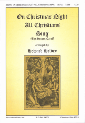 Book cover for On Christmas Night All Christians Sing