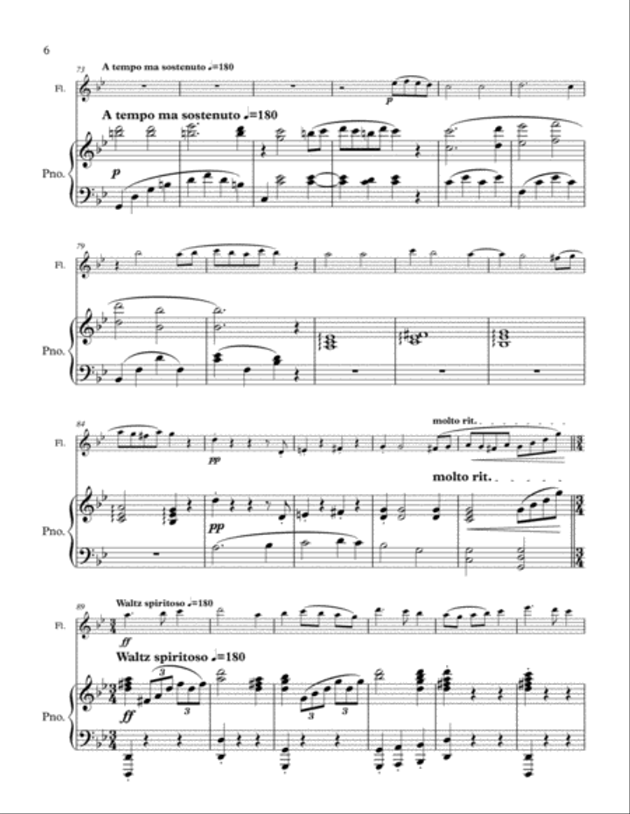 Korobeiniki (flute and piano) Korobeiniki (flute and piano) Flute Solo scores gallery preview page 6