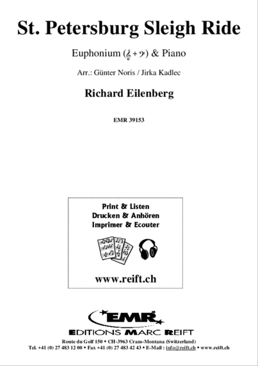 St. Petersburg Sleigh Ride Euphonium scores gallery preview page 2