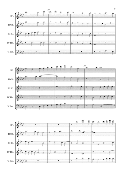Exsultate Deo (Giovanni Pierluigi da Palestrina) Wind Quintet arr. Adrian Wagner image number null