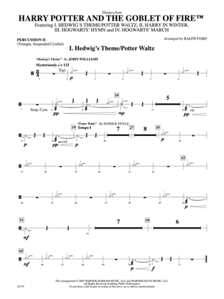 Harry Potter and the Goblet of Fire, Themes from: 2nd Percussion