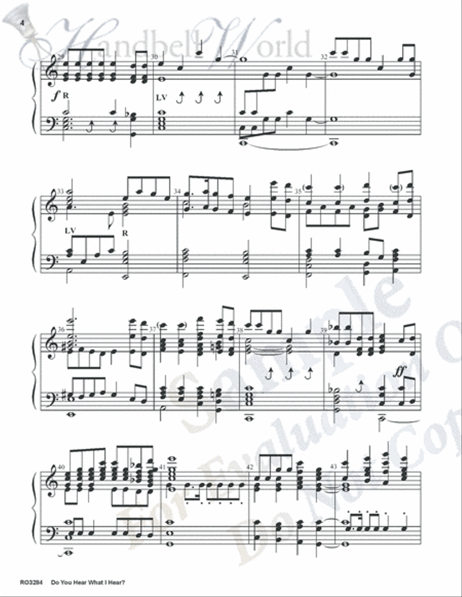 Do You Hear What I Hear 5-Octaves scores gallery preview page 3