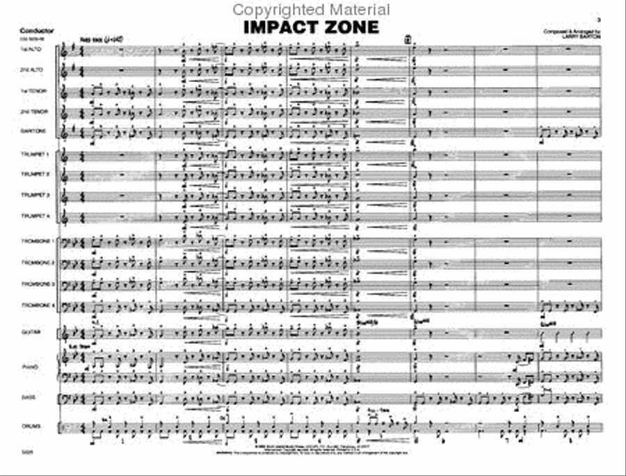 Impact Zone Impact Zone Jazz Ensemble scores gallery preview page 2