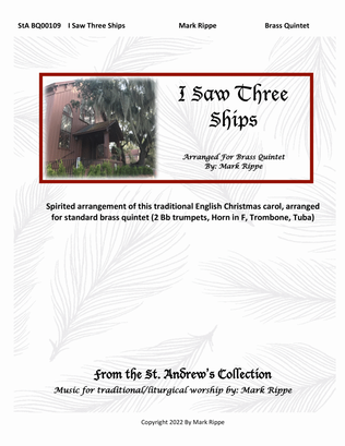 Book cover for I Saw Three Ships (StA BQ00109)