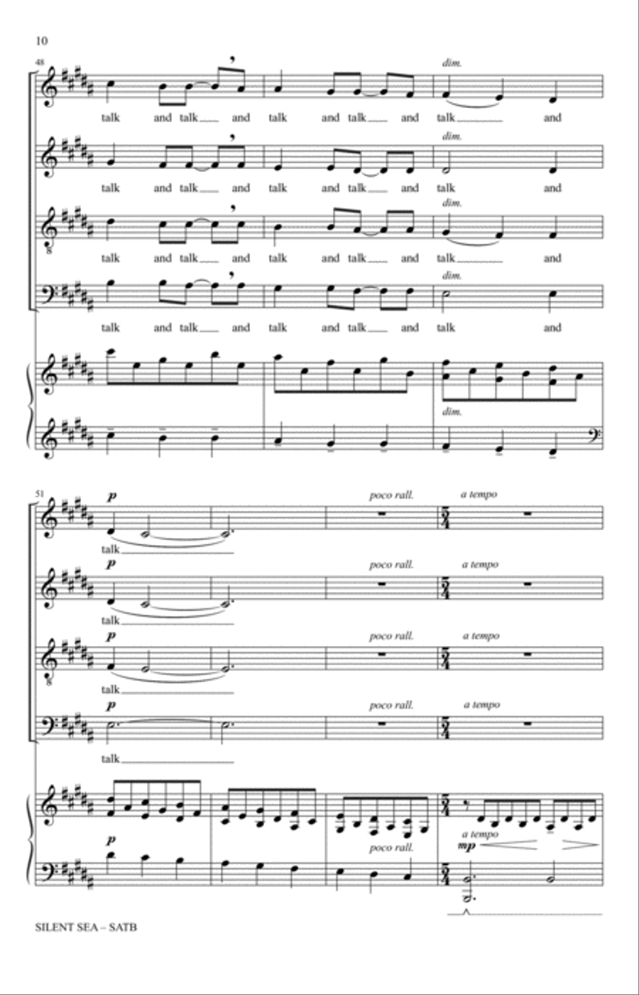 Silent Sea 4-Part scores gallery preview page 8