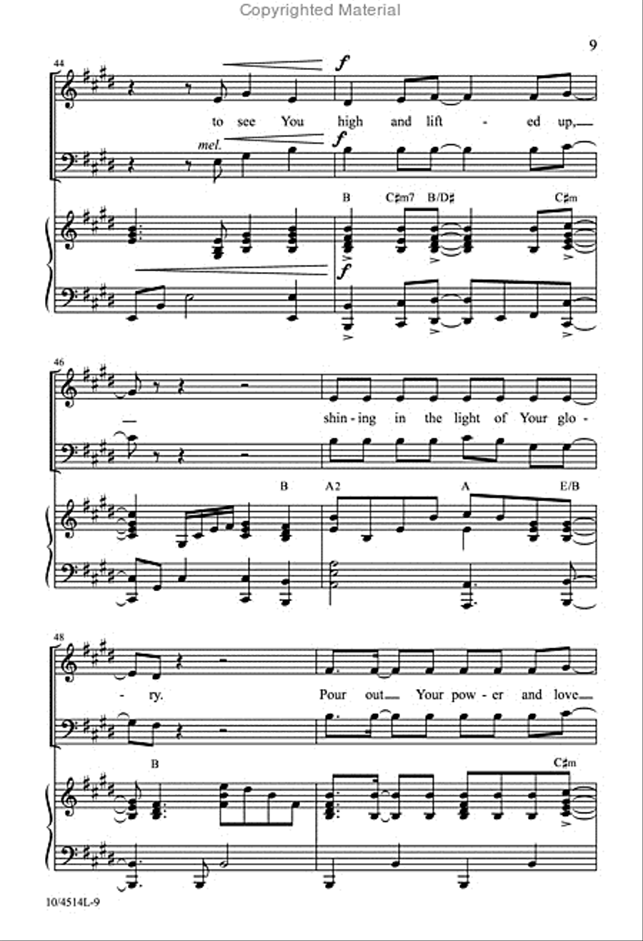 Open the Eyes of My Heart with Be Thou My Vision 2-Part scores gallery preview page 9