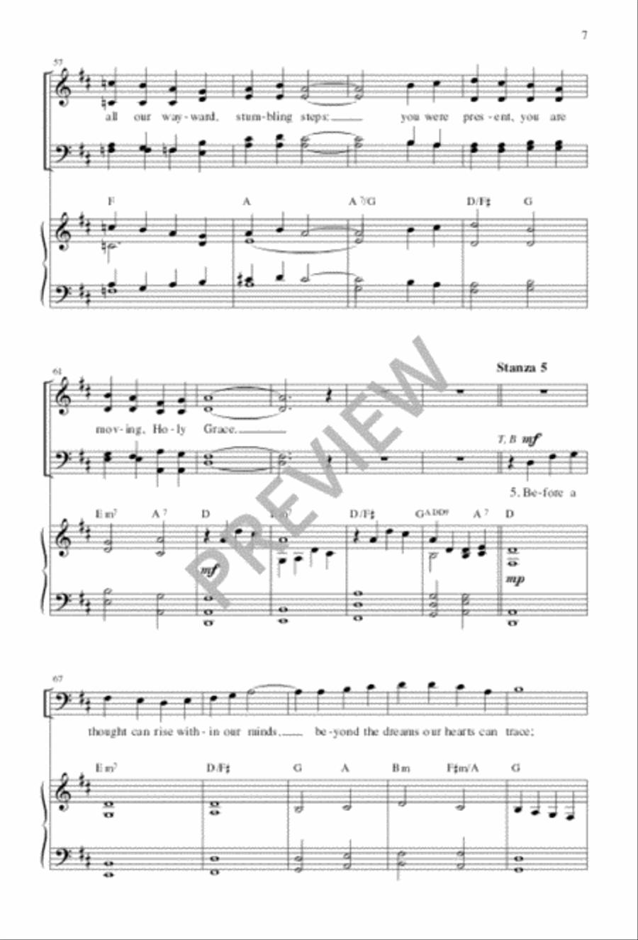 Before This Universe Burst Forth in Light 4-Part scores gallery preview page 8