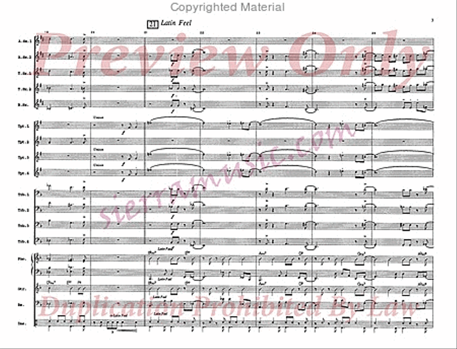 Lester Lives On Big Band scores gallery preview page 4