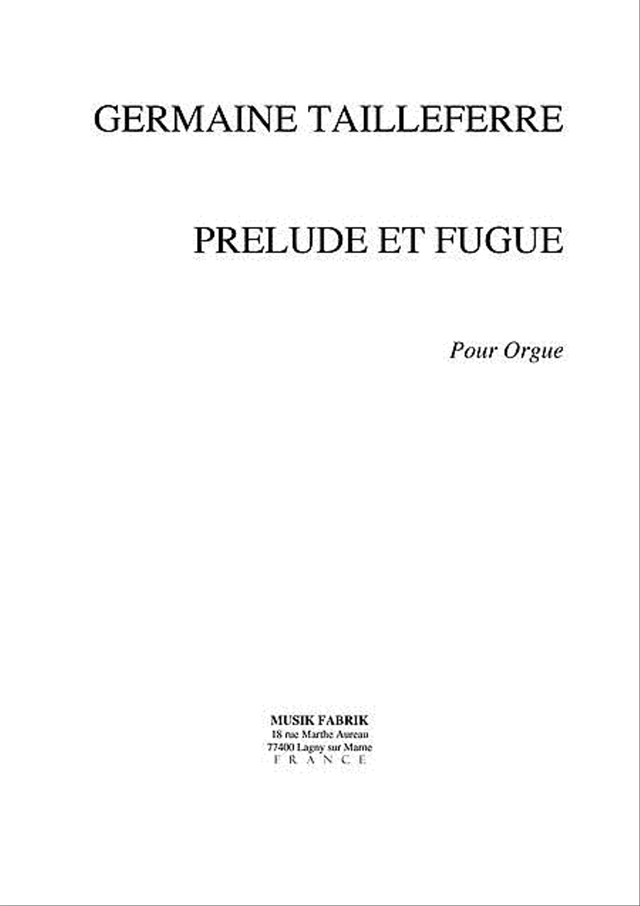Prelude et Fugue