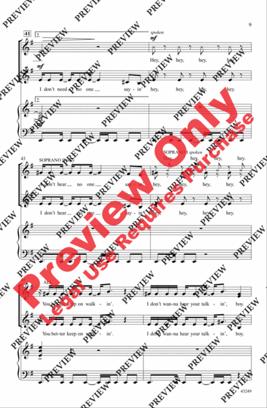 Wings Women's Choir scores gallery preview page 9
