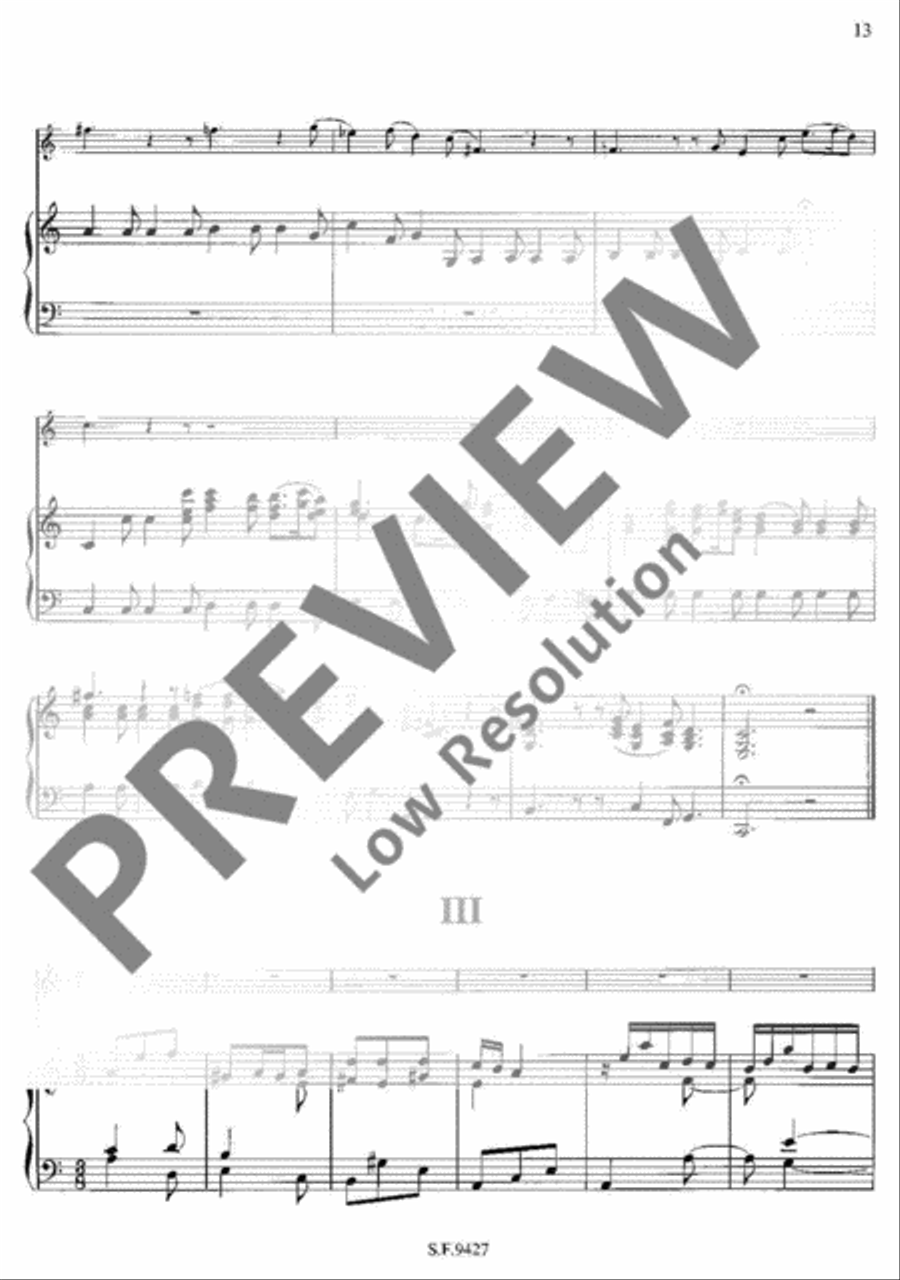 Concerto No. 16 A minor Flute scores gallery preview page 14