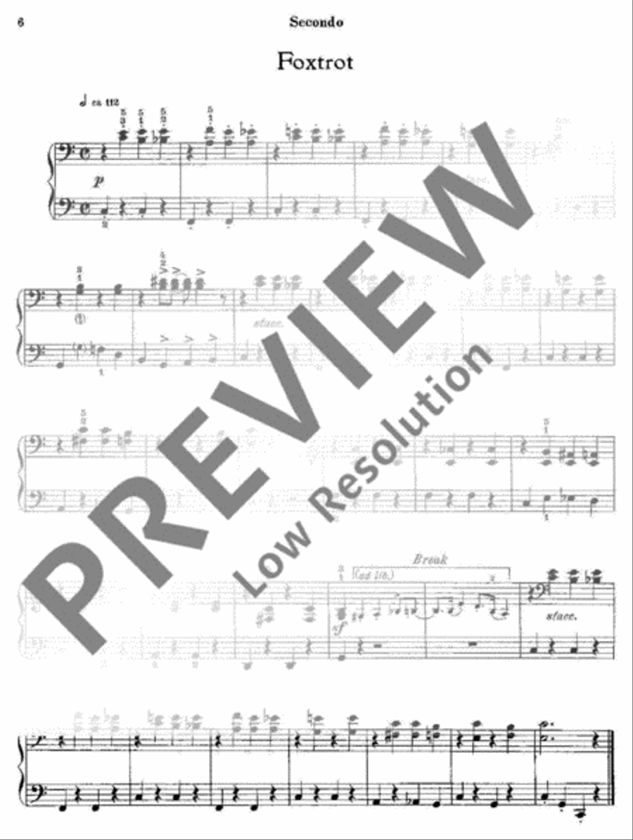 Easy Dances Piano Duet scores gallery preview page 7