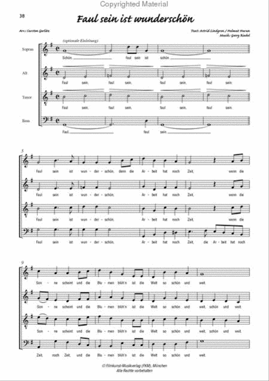 Kabinettstuckchen Kabinettstuckchen A Cappella scores gallery preview page 11