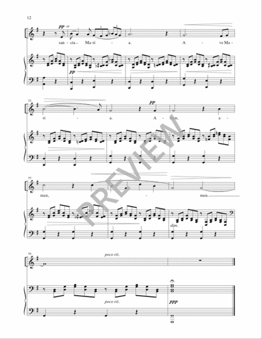 Blest Are Those Who Love You - Volume 2, Solos and Duets Sacred scores gallery preview page 14