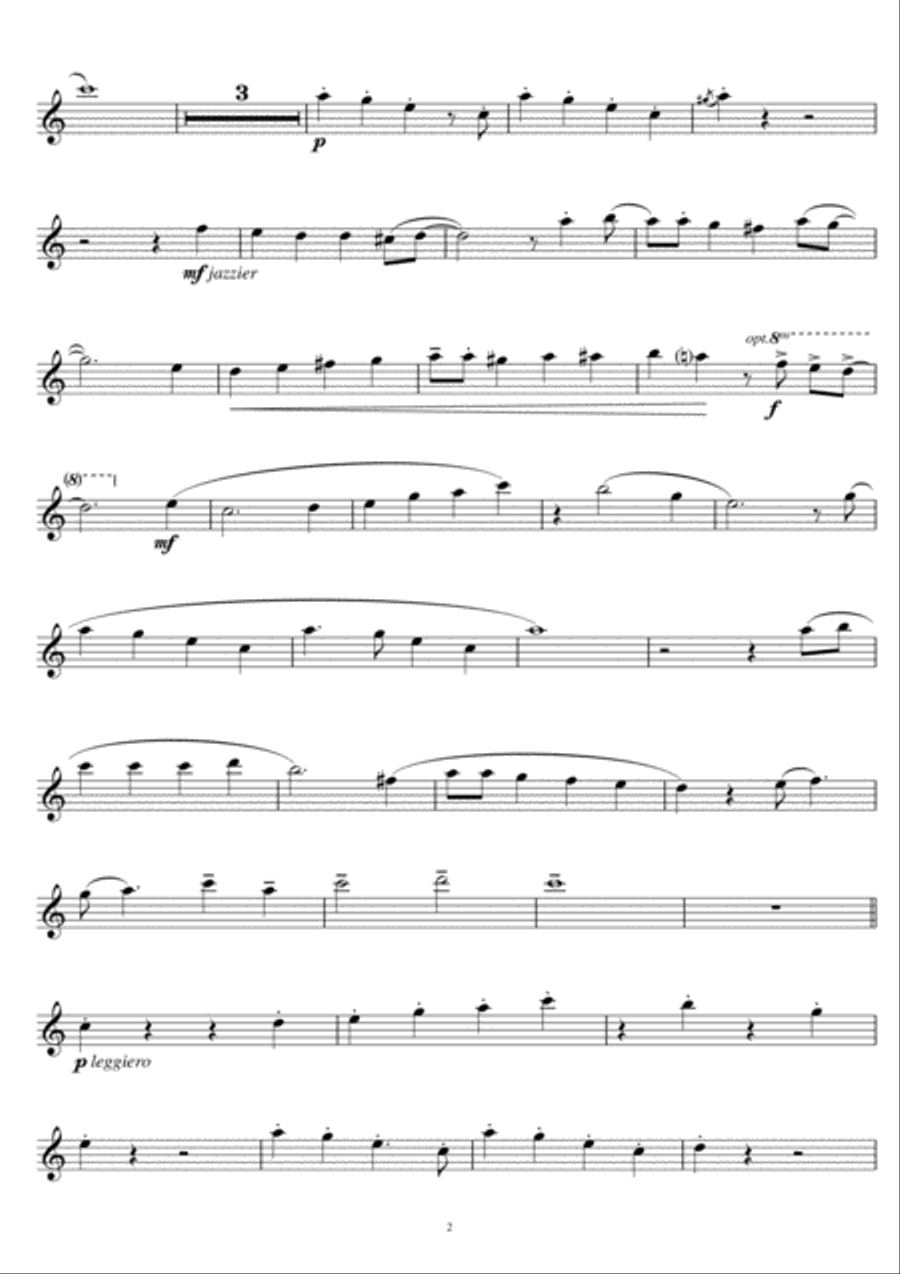 I Saw Mommy Kissing Santa Claus Flute Solo scores gallery preview page 2