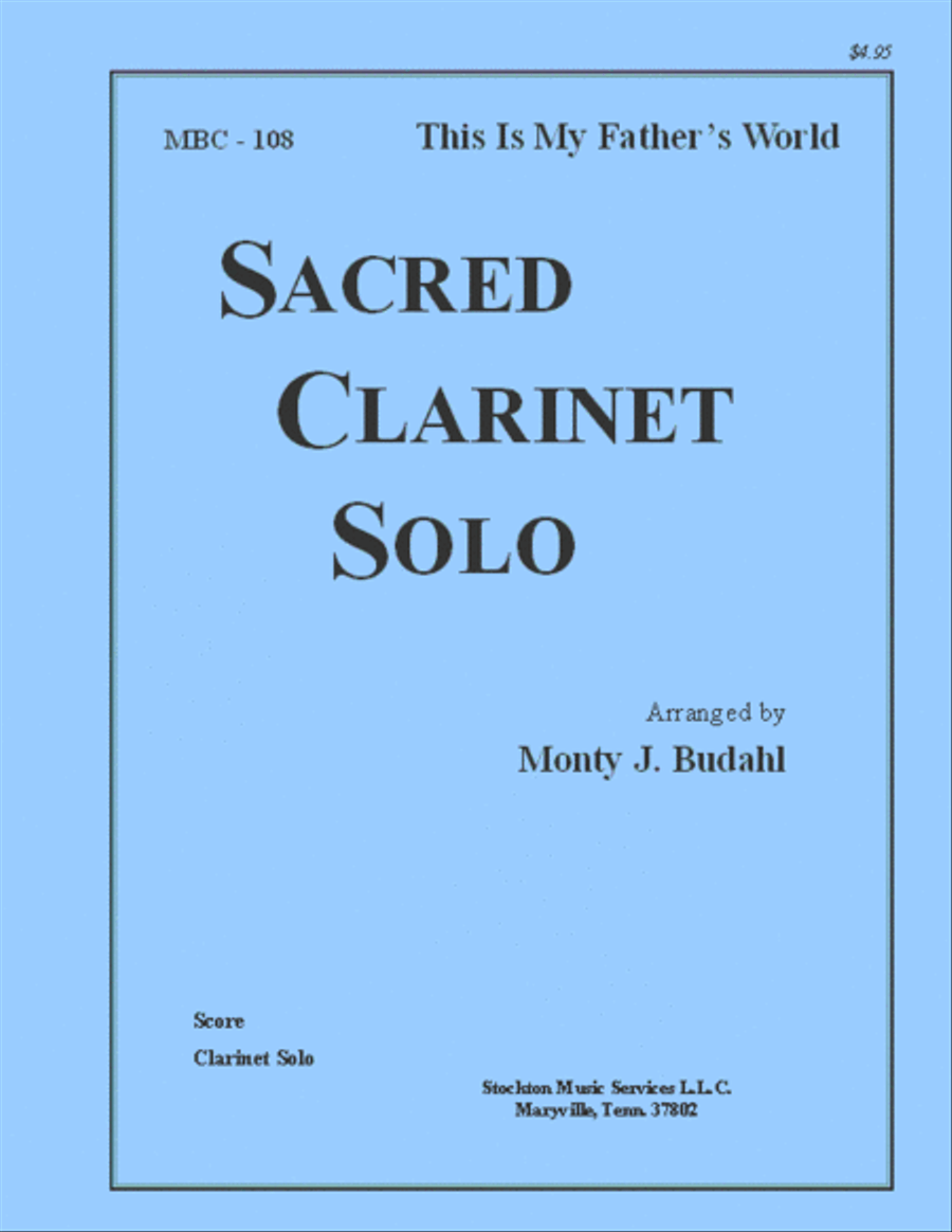 This Is My Father's World Clarinet Solo scores gallery preview page 1
