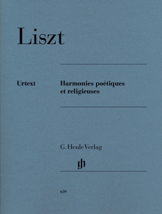 Book cover for Harmonies Poetiques Et Religieuses Urtext