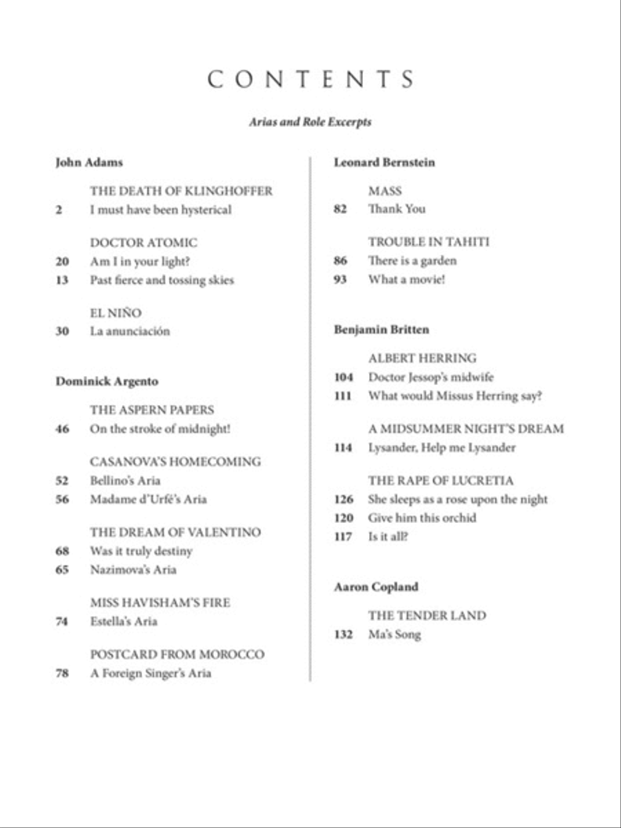 Boosey & Hawkes Opera Anthology - Mezzo-Soprano Mezzo-Soprano Voice scores gallery preview page 3
