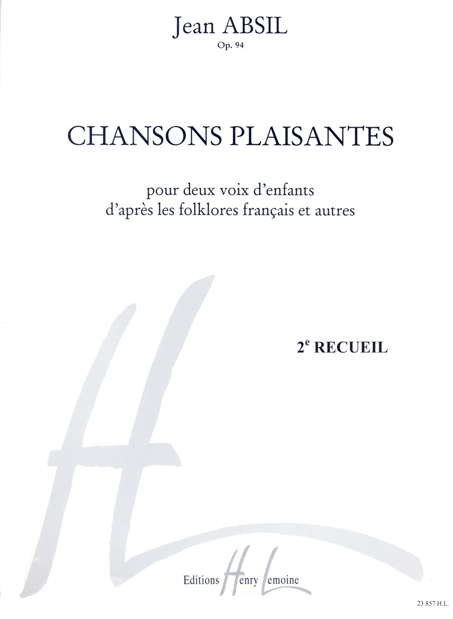 Chansons plaisantes Vol.2 Op.94 Piano scores gallery preview page 1