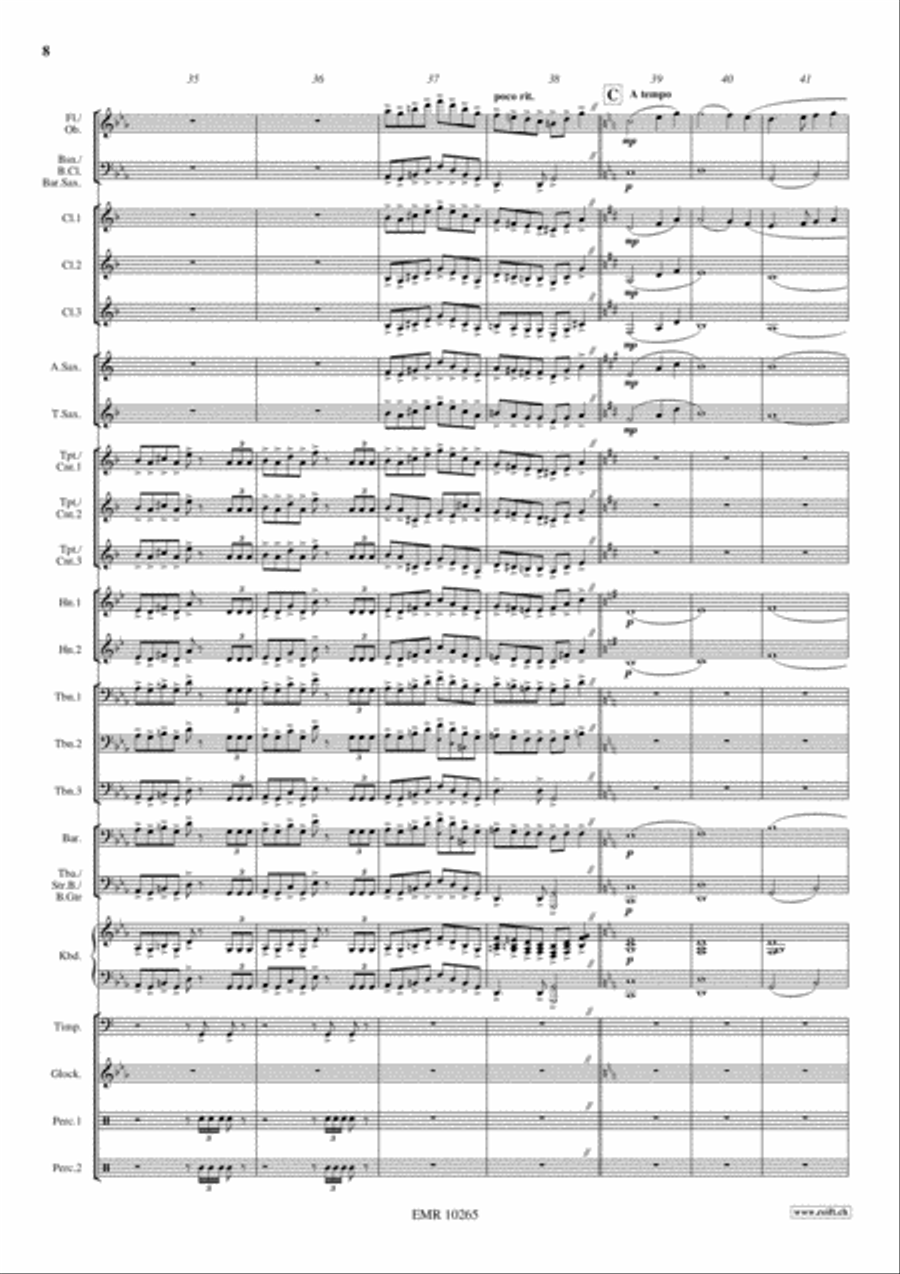 Martial Prelude Concert Band scores gallery preview page 9