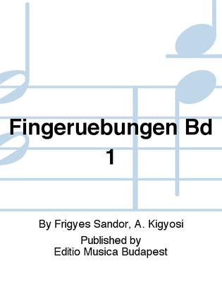 Fingeruebungen Bd 1