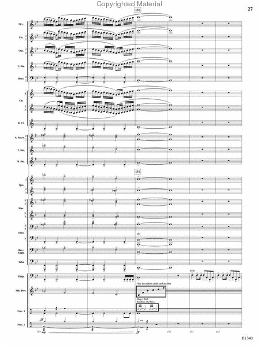 Winged Victory Concert Band scores gallery preview page 25